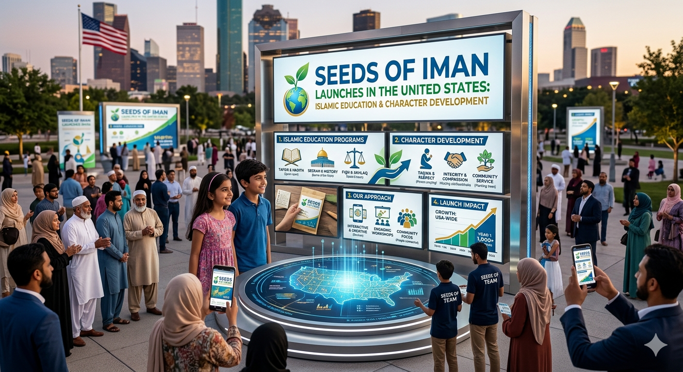 Seeds of Iman Launches in the United States for Islamic Education & Character Development